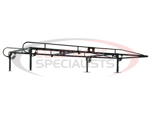 (Buyers) [1501260] 14-1/2 Foot Black Service Body Ladder Rack
