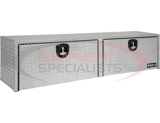 (Buyers) [1701565] 18x16x90 Inch Diamond Tread Aluminum Topsider Truck Box