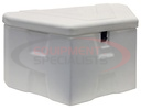 36 Inch Wide White Poly Trailer Tongue Truck Box