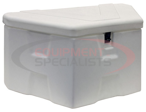 (Buyers) [1701679] 36 Inch Wide White Poly Trailer Tongue Truck Box