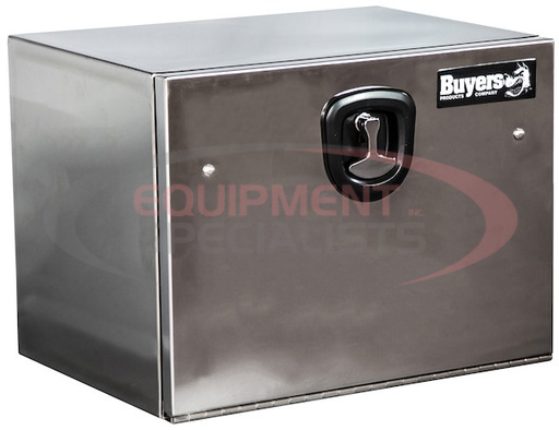 (Buyers) [1702660] 18x18x48 Stainless Steel Truck Box With Stainless Steel Door With Mirror-Finish Box and Door