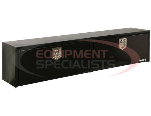 (Buyers) [1702950] 16x13x88 Inch Black Steel Topsider Truck Box