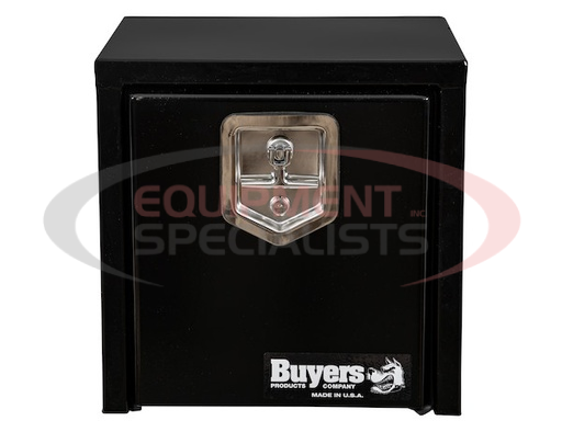 (Buyers) [1703320] 15x13x15 Inch Black Steel Underbody Truck Box with T-Handle