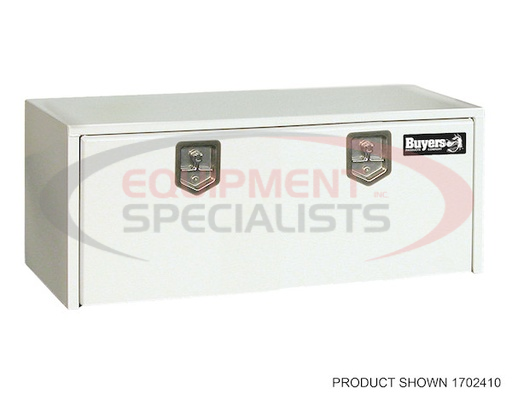 (Buyers) [1704415] 24x24x60 Inch White Steel Underbody Truck Box