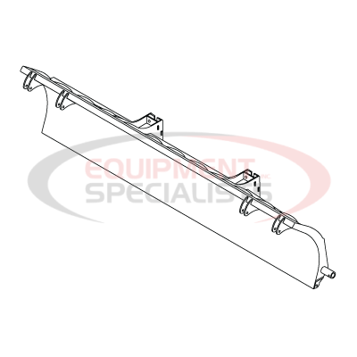 (Boss) [BXP16542] BLADE W/BASE ANGLE ASM, 14' BOX PLOW