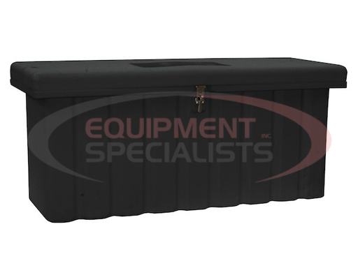 (Buyers) [1712250] 22.5x19.5/18.75x51/47 Inch Black Poly Multipurpose Chest