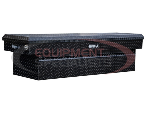 (Buyers) [1729415] 23x20x71 Inch Gloss Black Diamond Tread Aluminum Crossover Truck Box