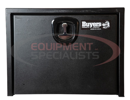 (Buyers) [1734503] 24x24x30 Inch Textured Matte Black Steel Underbody Truck Box with 3-Point Latch