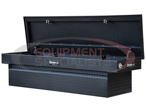 (Buyers) [1739415] 23x20x71 Inch Textured Matte Black Diamond Tread Aluminum Crossover Truck Tool Box