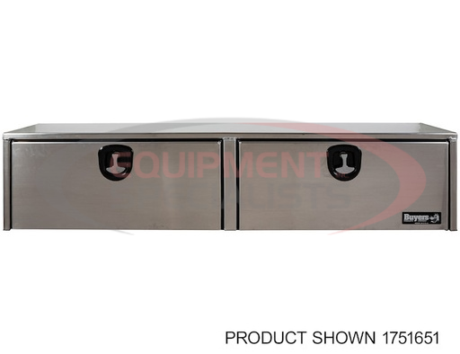 (Buyers) [1751661] 16x13x96 Inch Smooth Aluminum Topsider Truck Box