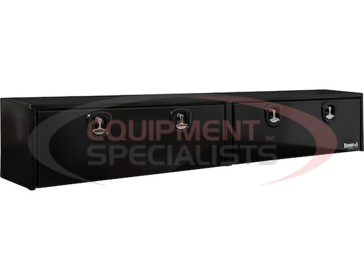 (Buyers) [1752151] 16x13x72 Inch Black Smooth Aluminum Topsider Truck Box