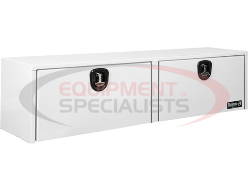 (Buyers) [1753151] 16x13x72 Inch White Smooth Aluminum Topsider Truck Box