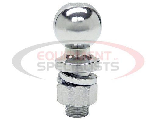 (Buyers) [1802026] 2-5/16 Inch Chrome Hitch Ball With 1 Inch Shank Diameter x 2-1/8 Inch Long