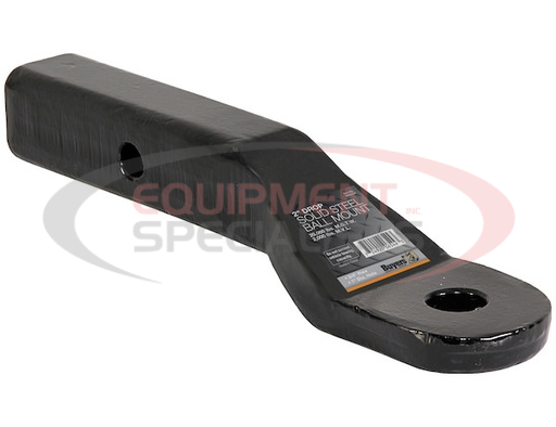 (Buyers) [1803050] 2 Inch Heavy-Duty Ball Mount 2 Inch Drop x 7-5/8 Long Tube Black For 1 Inch Hole