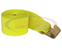 4 Inch x 30 Foot Winch Strap with Flat Hook - 15,000 Lb Capacity