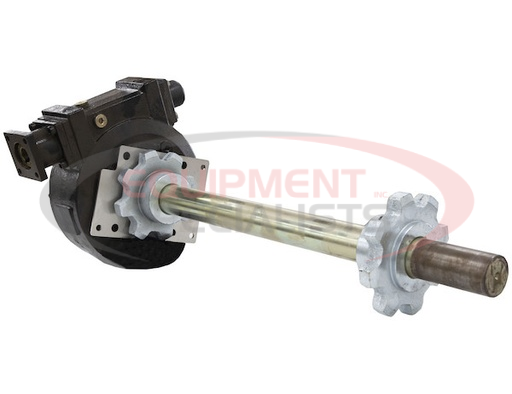(Buyers) [3010991] Replacement 25:1 Gearbox Assembly with 2 Inch Shaft and Sprockets