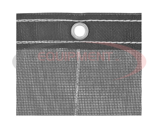 (Buyers) [3016005] Heavy Duty Black Mesh Tarp 12 x 24 Foot For Roll-Off Container-Manual