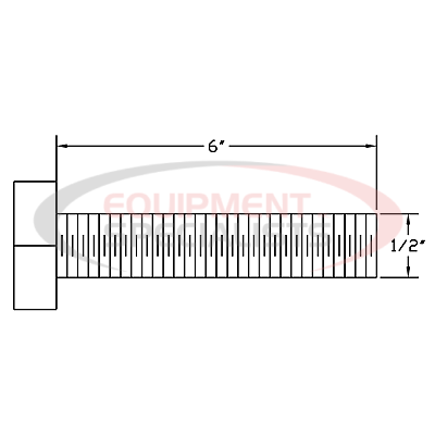 HHCS, 1/2-13X6, GR5, YZN