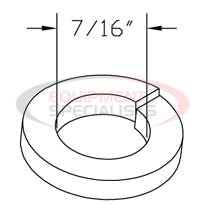 (Boss) [HDW05562] WASHER-LOCK, SPLIT, 7/16, YZN