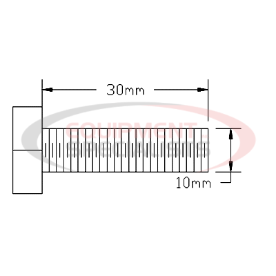 HHCS, M10-1.5X40MM, GR10.9, YZN
