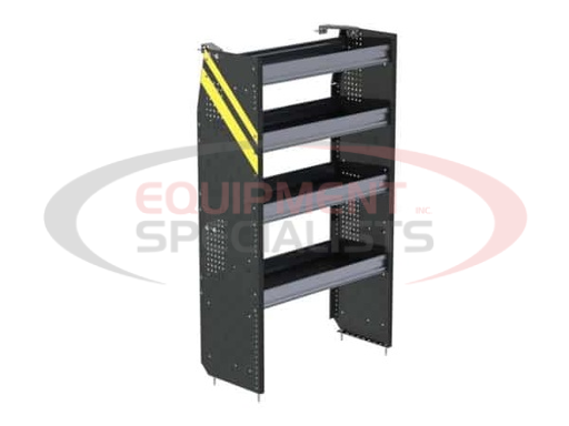 (Ranger) [N5-RS36-4] Steel Shelving Unit for High Roof Van, 16" x 62" x 36"