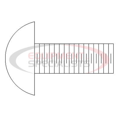 BOLT, CARRIAGE, 3/8-16X1-1/2, ST/ST 18-8