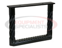 Black Powder Coated Cable Type Truck Step - 9 x 12 x 1.38 Inch Deep