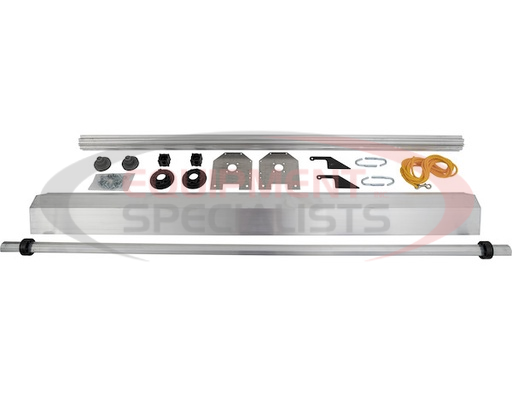 (Buyers) [5542090] 91 Inch Aluminum Tarp System with Deflector (Less Tarp)
