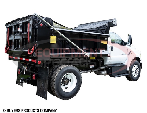 (Buyers) [5548366] 8-19 Foot Steel Tarp Kit 900W/60:1 Gear Motor - 4 Springs Without Wind Deflector