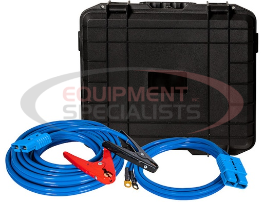 (Buyers) [5601025] 28 Foot Long Booster Cables With Gray Quick Connect - 600 Amp