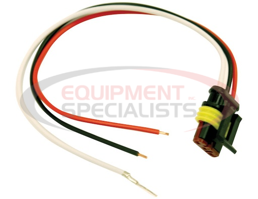(Buyers) [5620351] DOT Light Plug 3-Wire AMP-Style Plug With 3-Pin PL-3 Female Plug