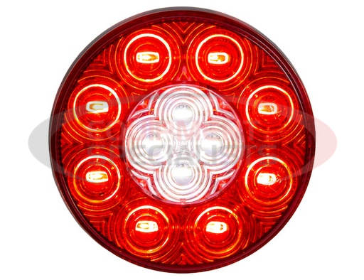 (Buyers) [5624131] 4 Inch Round Combination Stop/Turn/Tail &amp; Backup Light Kit (Includes Grommet and Plug, Sold Individually)