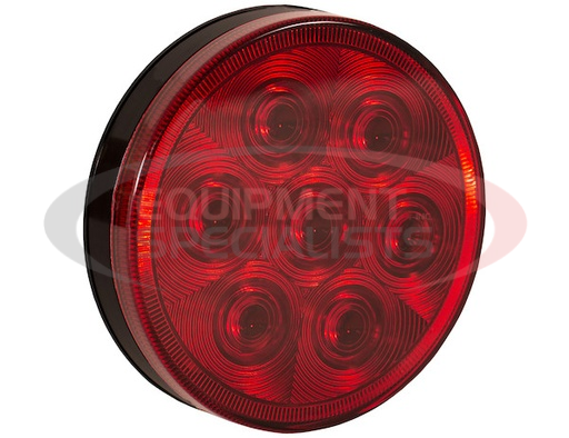 (Buyers) [5624157] 4 Inch Red Round Stop/Turn/Tail Light With 7 LEDs Kit - Includes Plug and Grommet