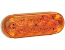 6 Inch Amber Oval Turn Signal Light With 10 LED