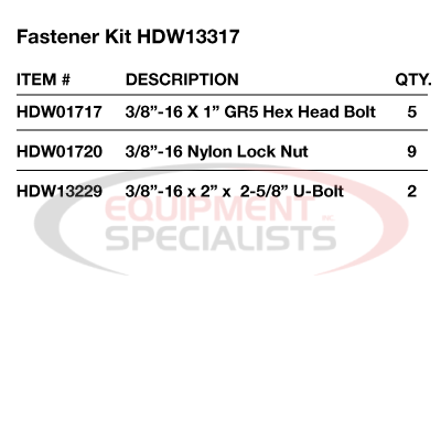 (Boss) [HDW13317] HDW KIT, UC, UTV, CAN-AM OUTLNDR, 13+