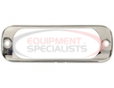 White Bezel For 3.375 Inch Thin Mount Horizontal Strobe Light
