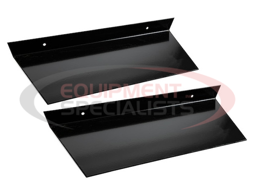 (Buyers) [924F0106PR] Replacement Black Powder Coat Under Tailgate Spill Shield Pair
