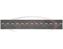 Aluminum Continuous Hinge .093 x 72 Inch Long with 1/4 Pin and 2.0 Open Width
