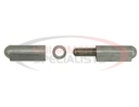 Aluminum Weld-On Bullet Hinge with Stainless Pin and Bushing - 0.77 x 3.94 Inch