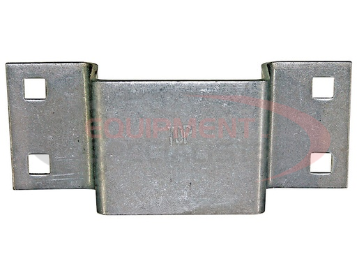 (Buyers) [B2374GZ] Zinc Tapered Bolt-On Stake Pocket - 1.5x3 Inch Inside Top/1.5x2.88 Inch Bottom
