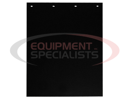 (Buyers) [B24PSRPW] Spray Reducing Grooved White Polymer Mudflaps 24x24 Inch