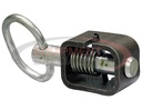 5/8 Inch Weld-On Spring Latch Assembly-Plain Tube - 2.53 x 4.68 Inch-Unassembled