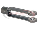 Adjustable Yoke End 3/4-16 NF Thread And 3/4 Inch Diameter Thru-Hole