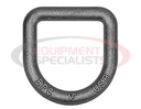 1/2 Inch Forged White Zinc-Plated D-Ring