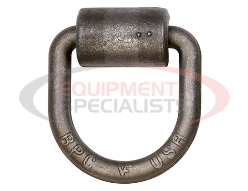 (Buyers) [B38W] Domestically Forged 1/2 Inch Forged D-Ring With Weld-On Mounting Bracket