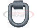 Domestically Forged 1 Inch Extended D-Ring with Weld-On Mounting Bracket