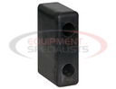 Molded Rubber Bumper - 2-1/2 x 4-1/8 x 6-3/4 Inch Tall - Set of 2