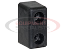 Molded Rubber Bumper - 3 x 3-1/2 x 6 Inch Tall - Set of 2, Unpackaged