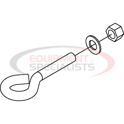 EYEBOLT KIT, 5/8-11X5, NUTWASHER